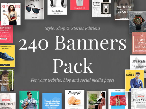 240 Banners Pack