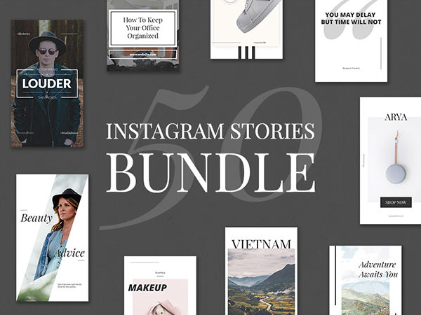 50 Instagram Stories Bundle