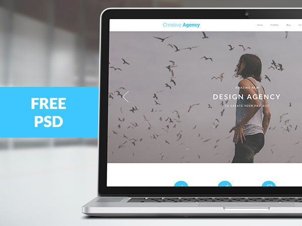 Creative Agency Free Psd