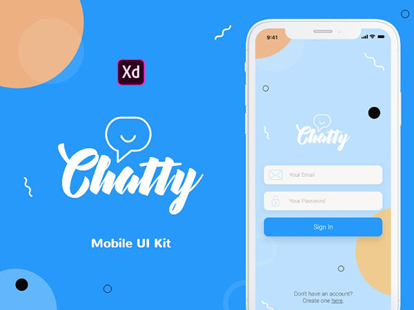 Chatty Mobile UI Kit