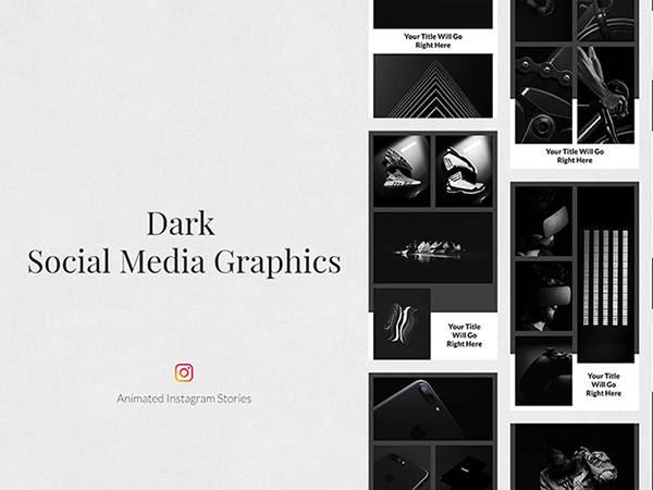 dark Animated Instagram Stories