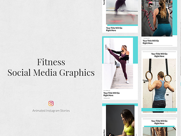 fitness Animated Instagram Stories