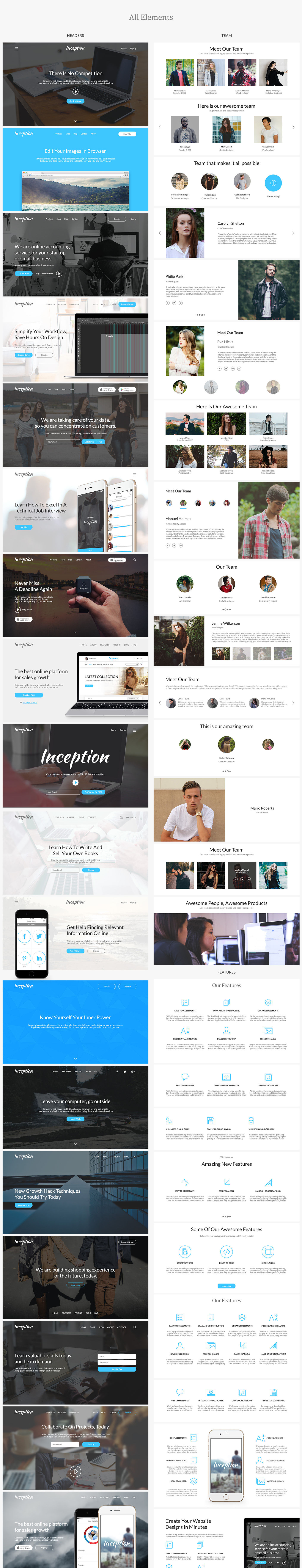 Inception UI Kit