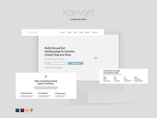 Konvert Landing Page Builder