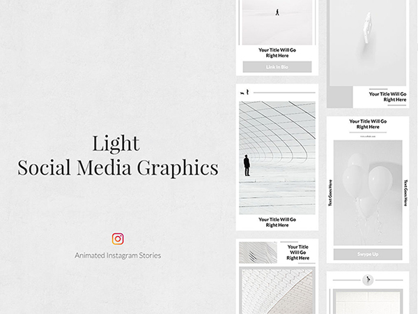 light Animated Instagram Stories