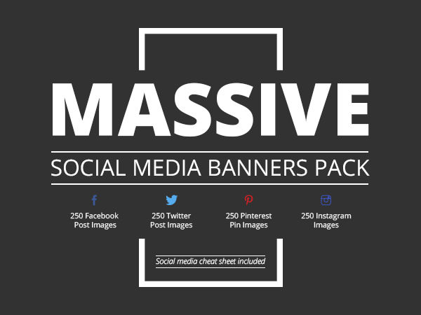 Massive Social Media Banners Pack