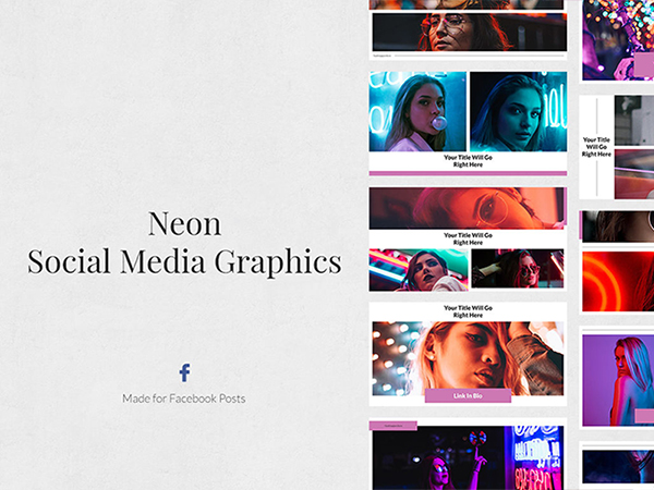 neon Facebook Posts