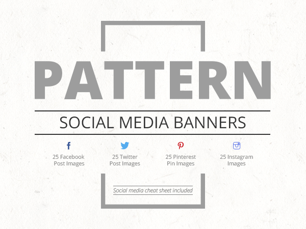 Pattern Social Media Banners