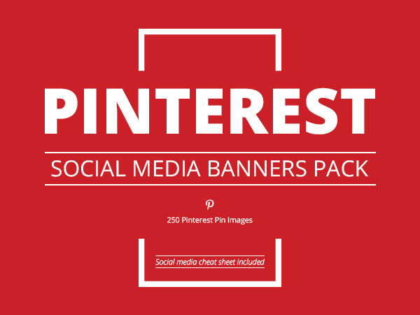 Pinterest Social Media Banners Pack