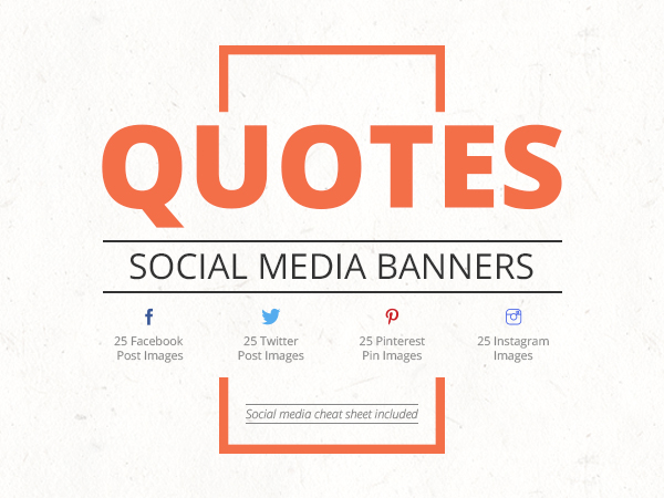 Quotes Social Media Banners