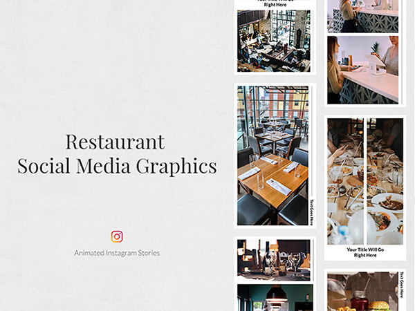restaurant Animated Instagram Stories